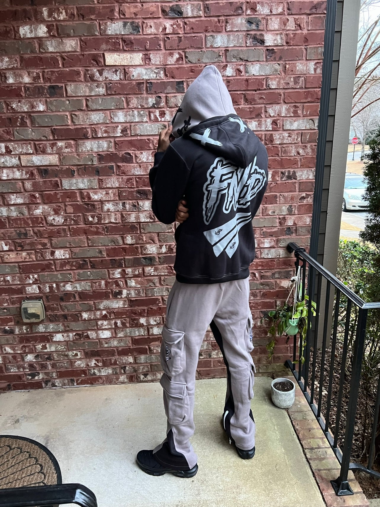 Grey Slime SZN Stacked Pants