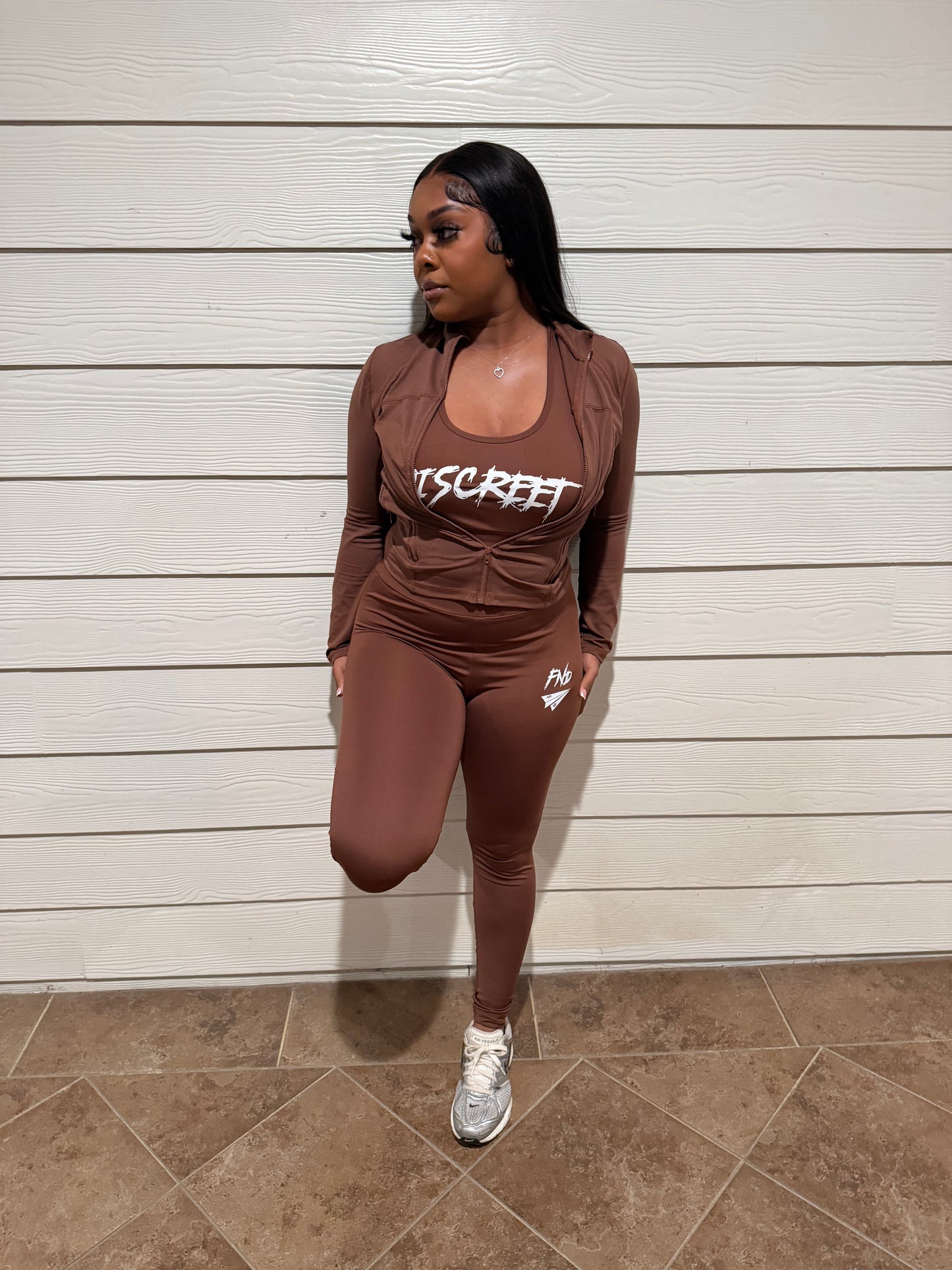 Brown Discreet Leggings