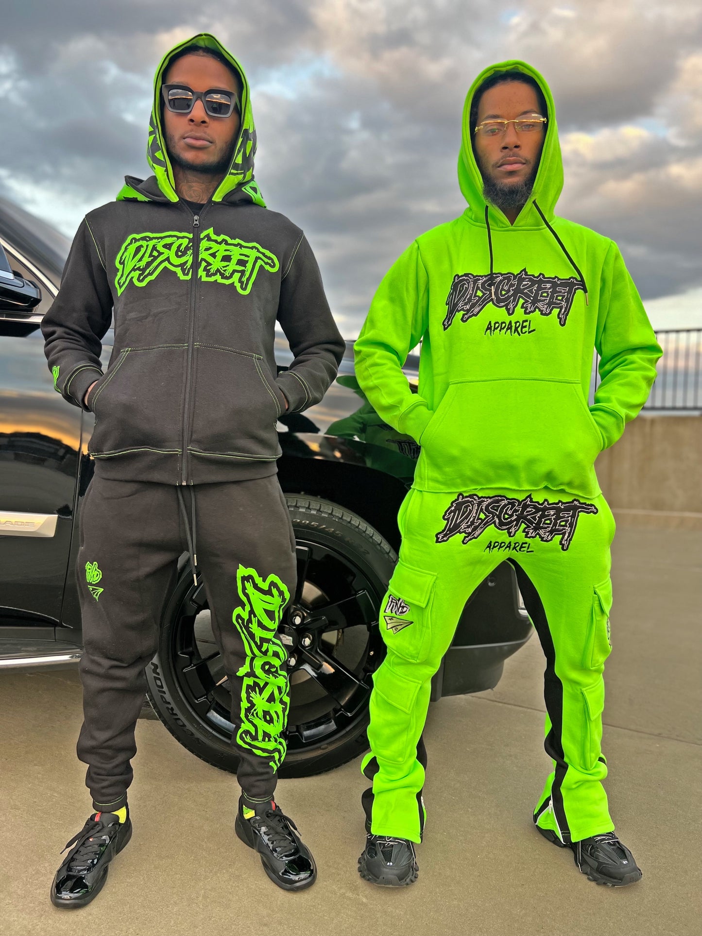 Green Slime SZN Distressed Hoodie