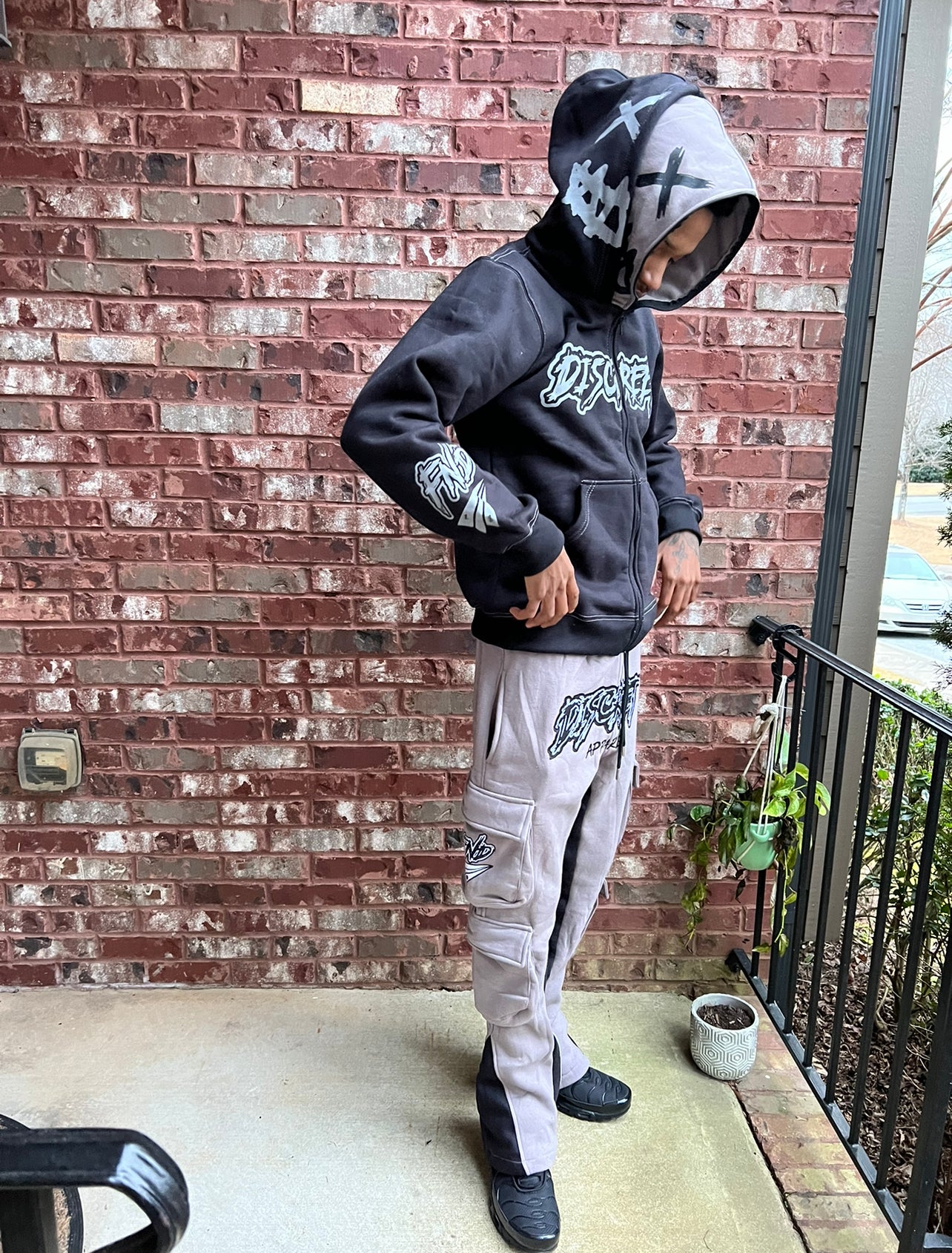 Grey Slime SZN Stacked Pants