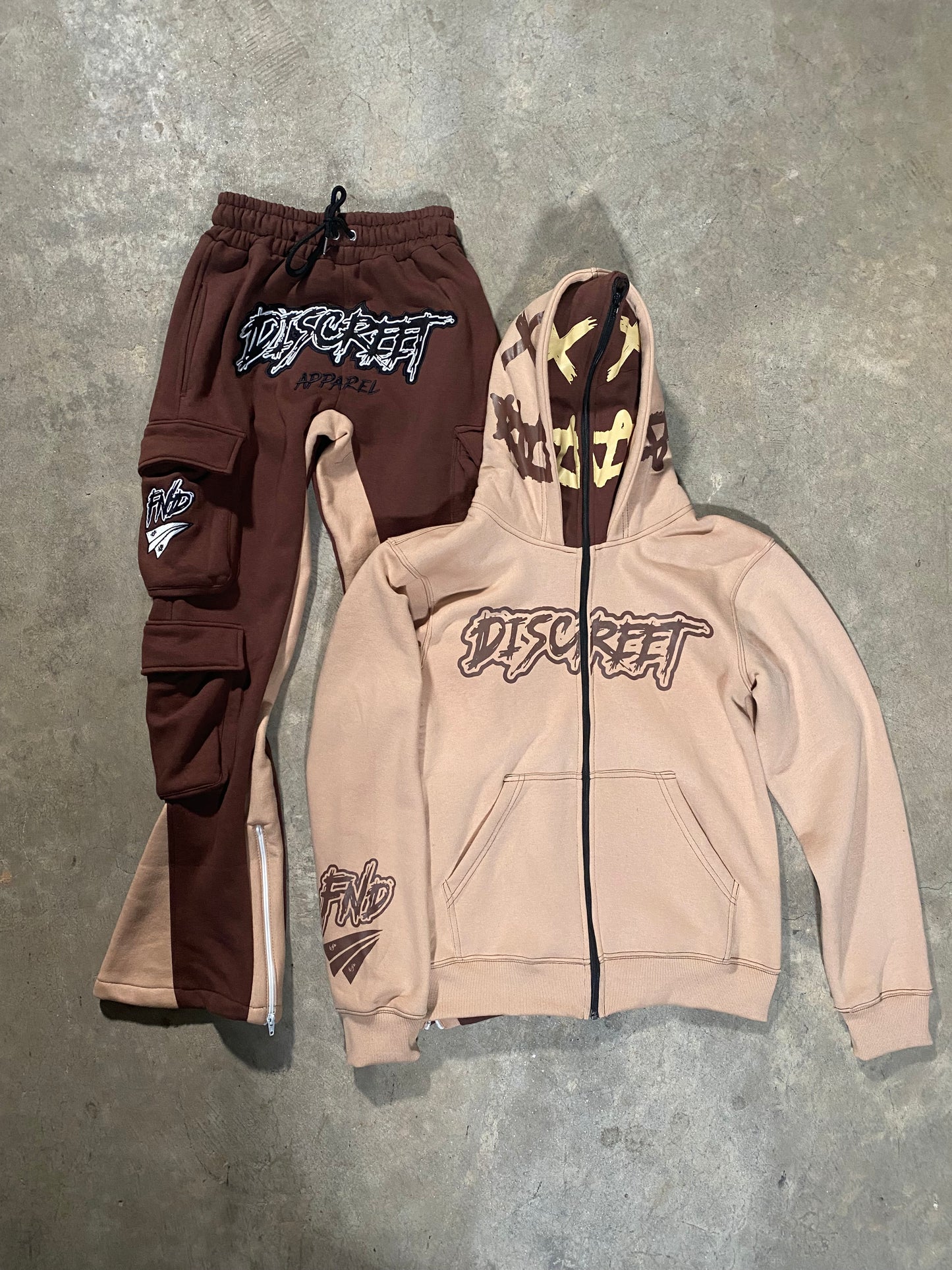 Mocha Brown Slime SZN Stacked Pants