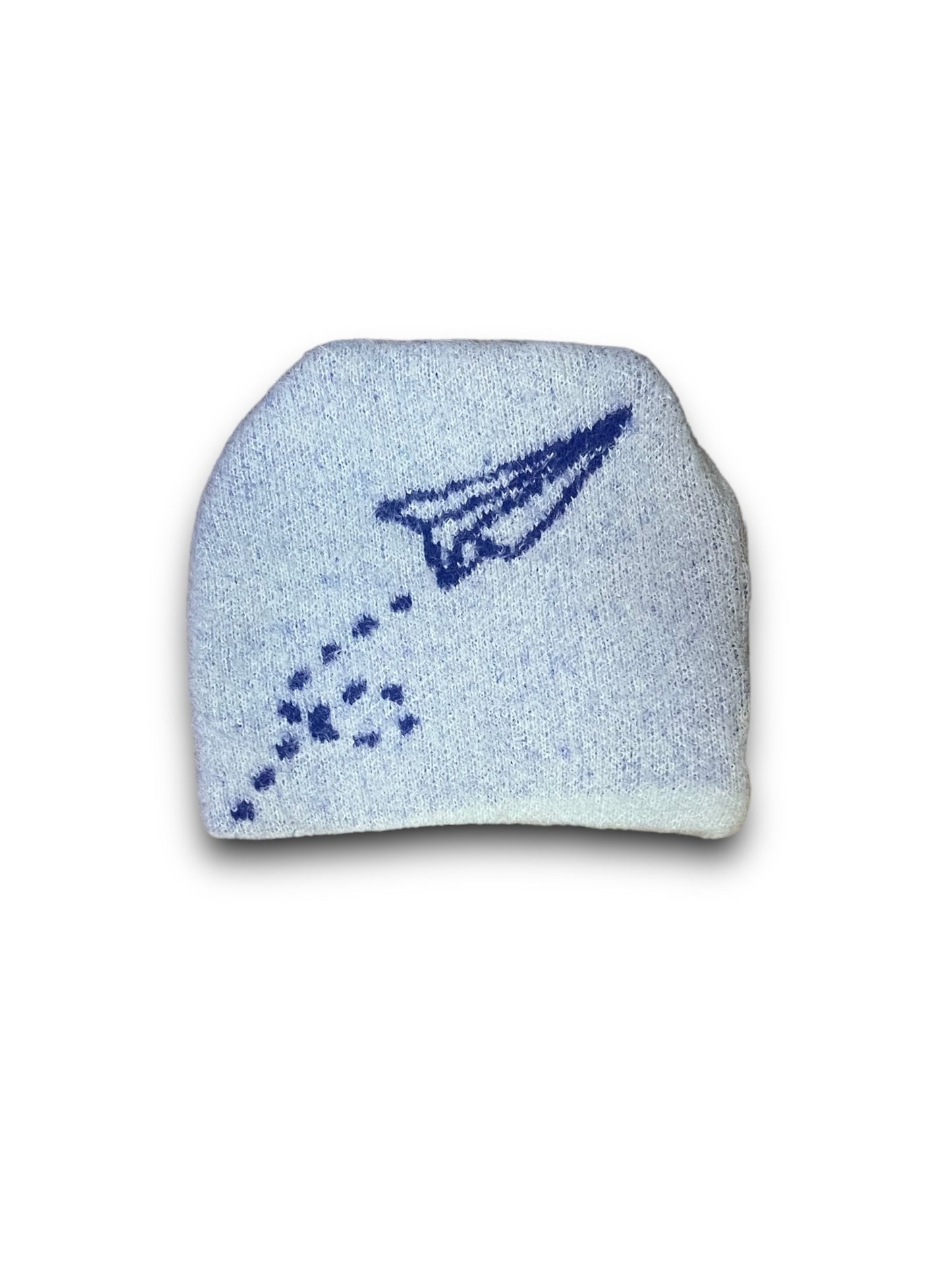 Baby Blue Fuzzy Beanie