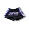Black & Purple Breakaway Shorts