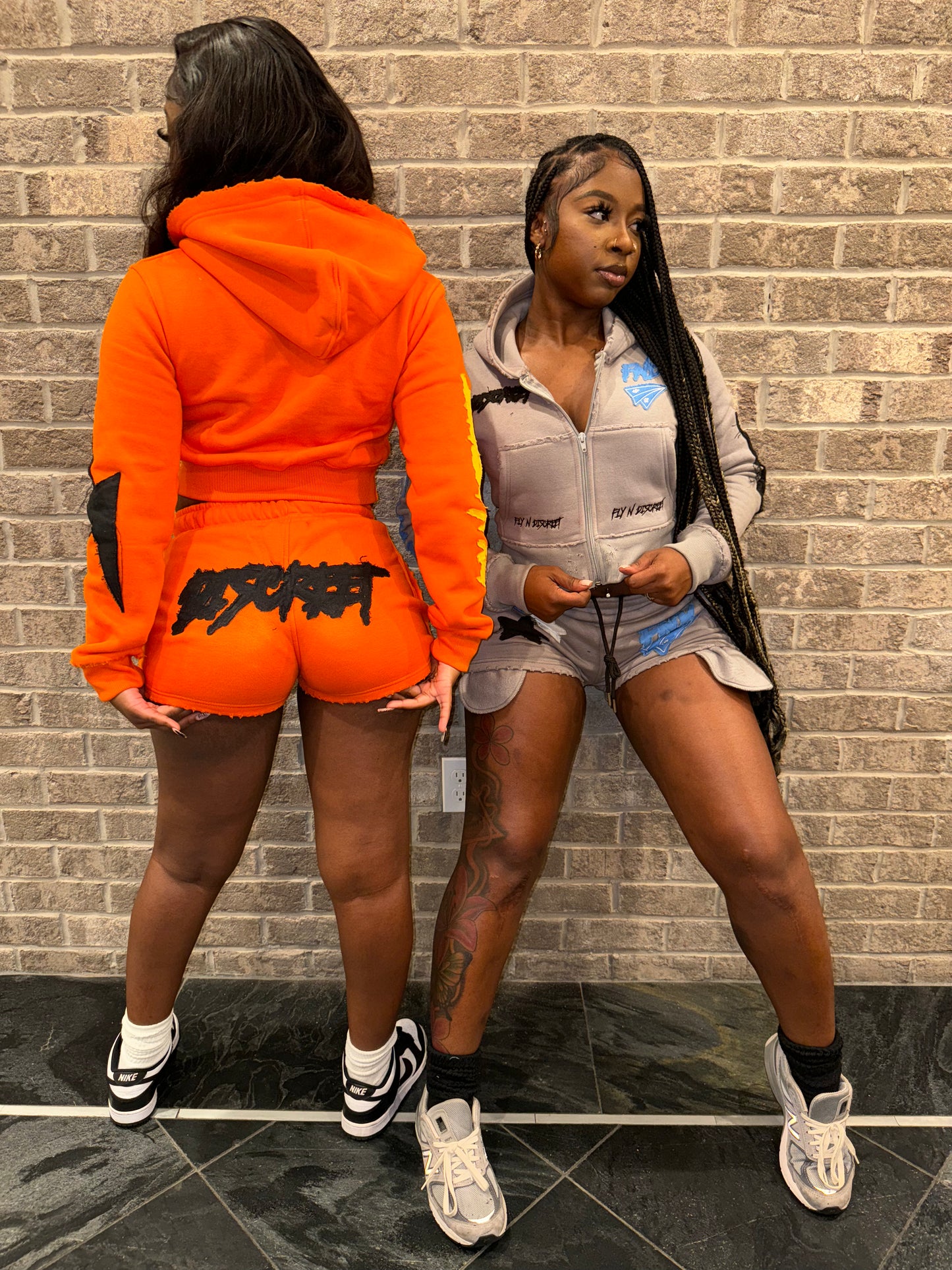 Orange Cropped FND Set