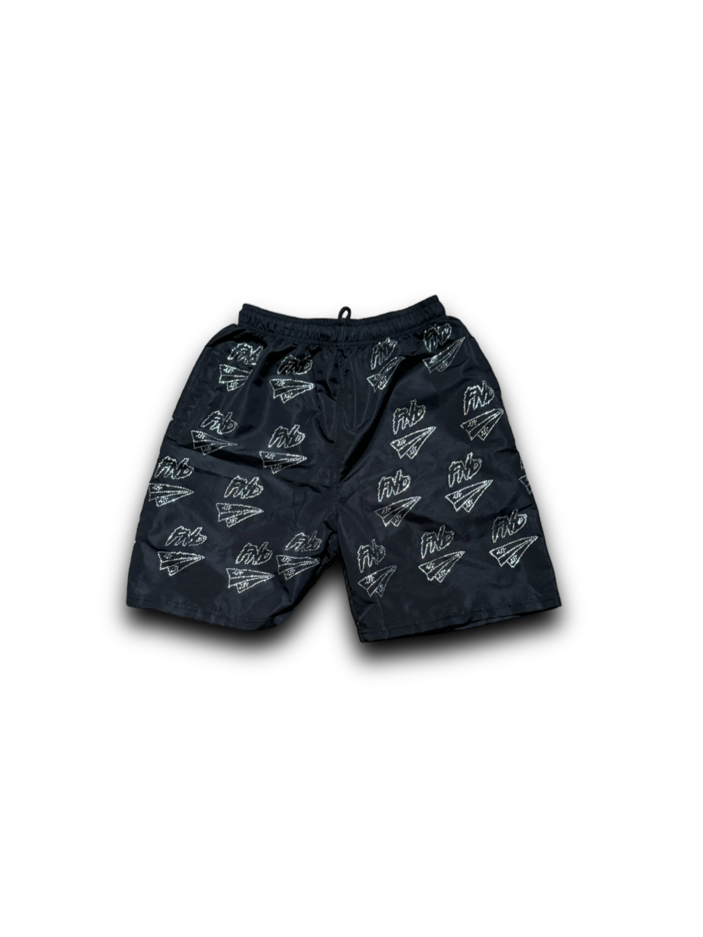 Rhinestone Discreet Shorts