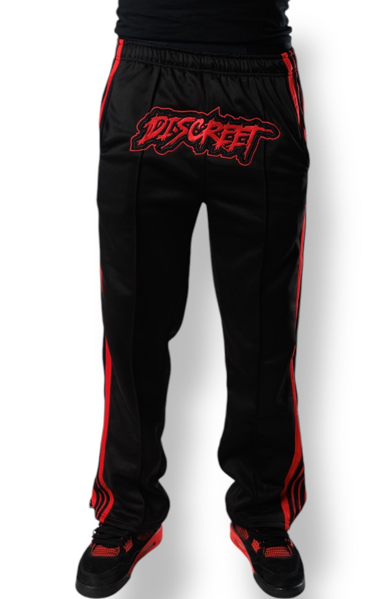 Black/Red Breakaway Pants
