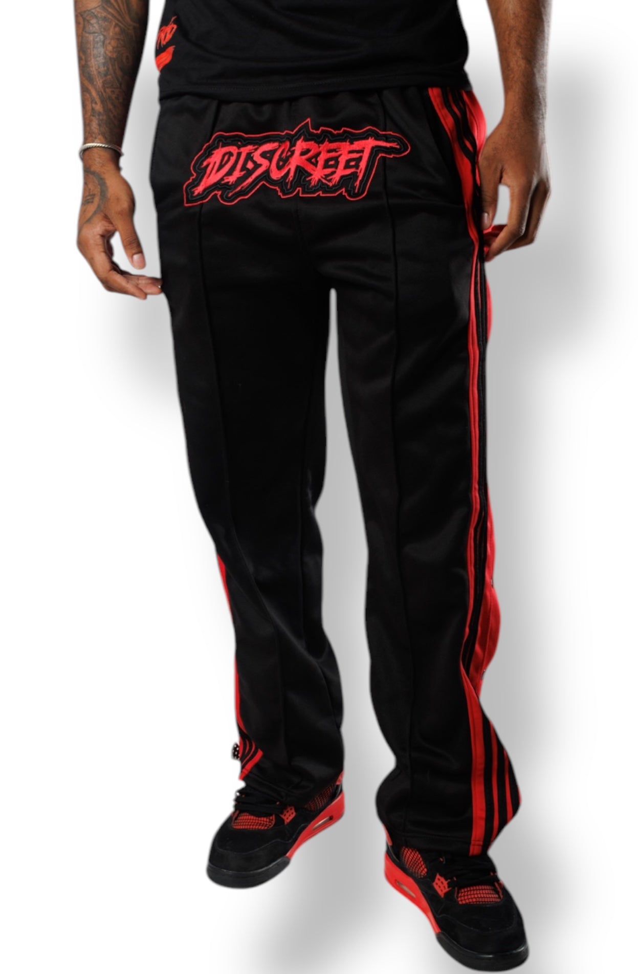 Black/Red Breakaway Pants