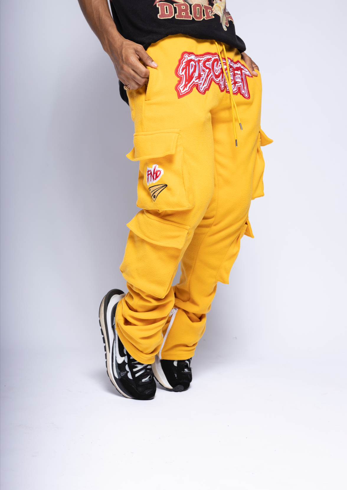 Yellow With Red Stacks
