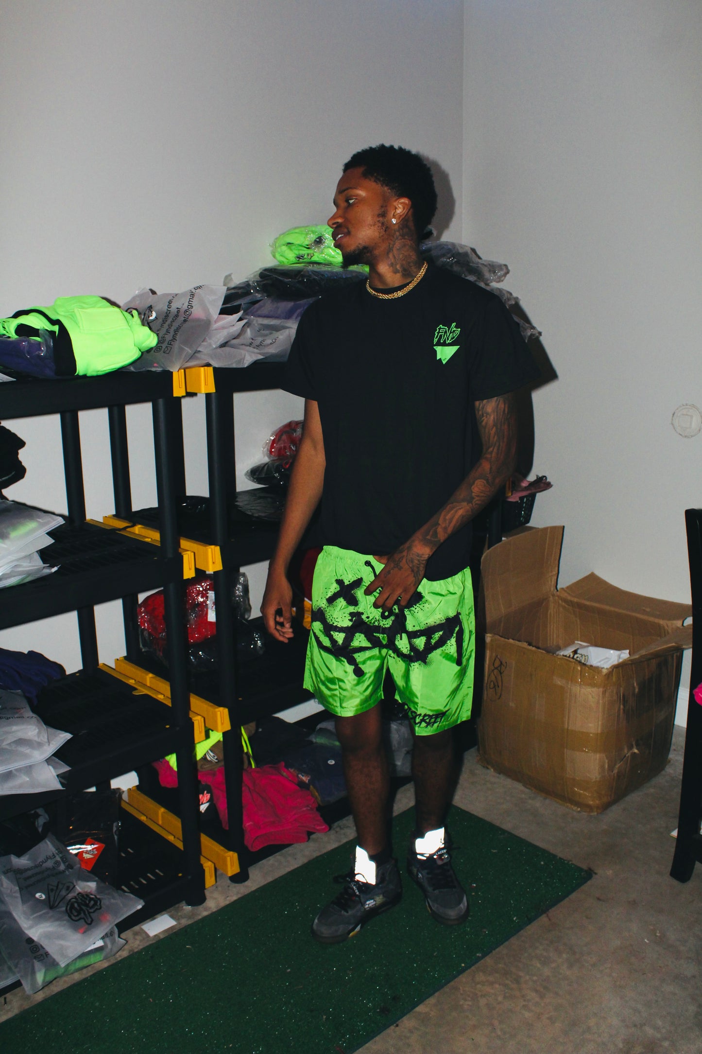 Green Discreet Shorts