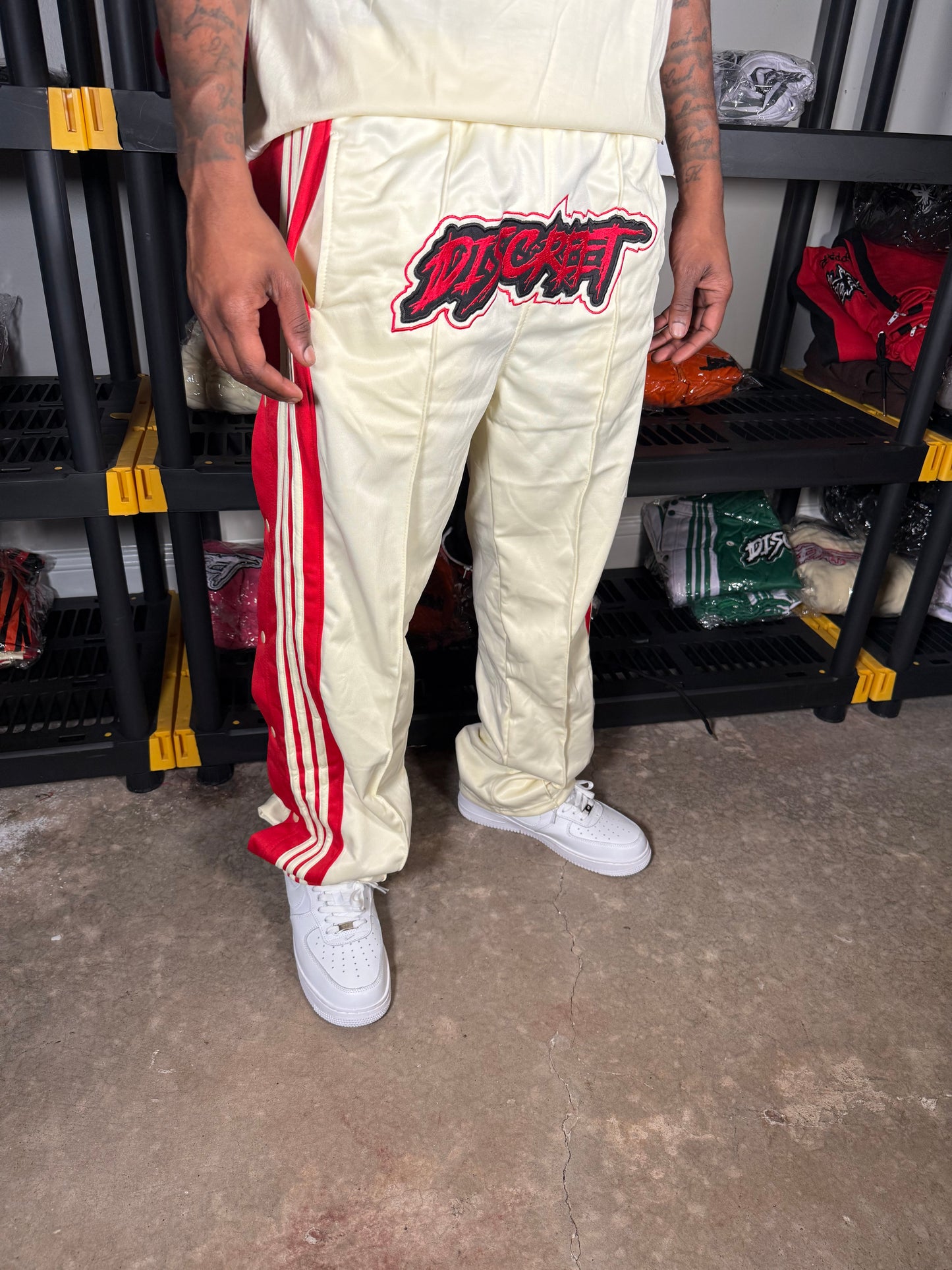 Cream/Red Breakaways