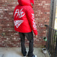 Camo & Red Reversible Puffer