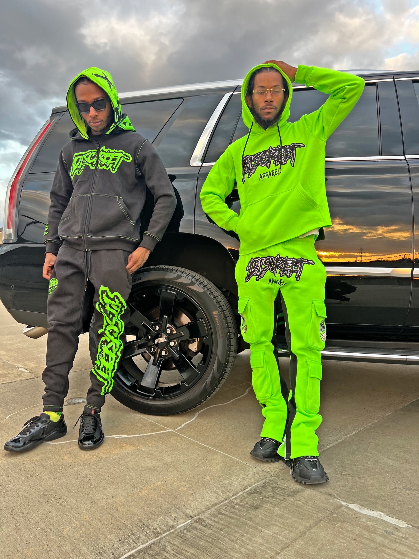 Green Slime SZN Stacked Pants