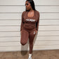 Brown Discreet Leggings