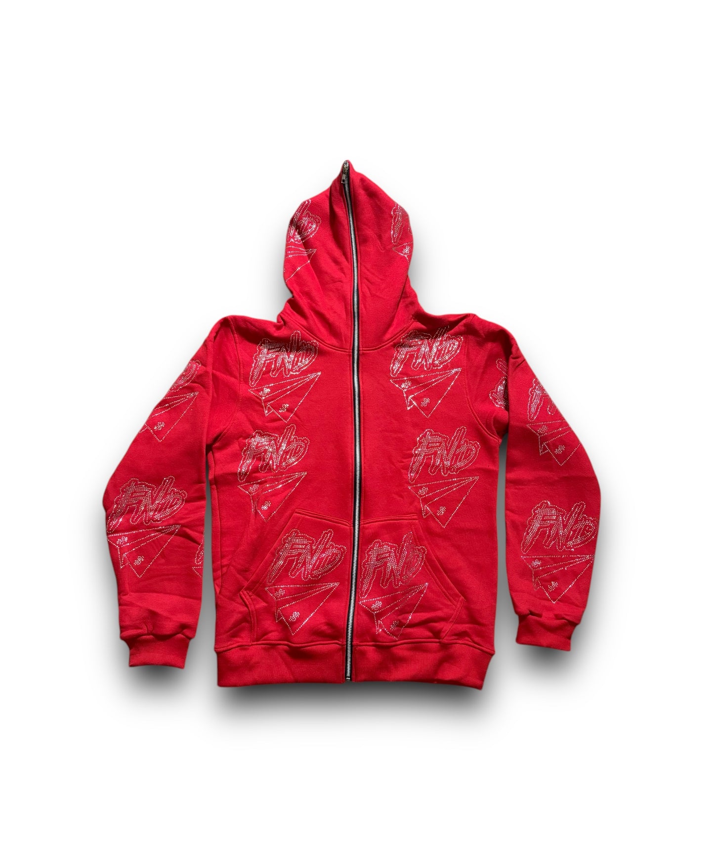 Red FND Rhinestone Jacket