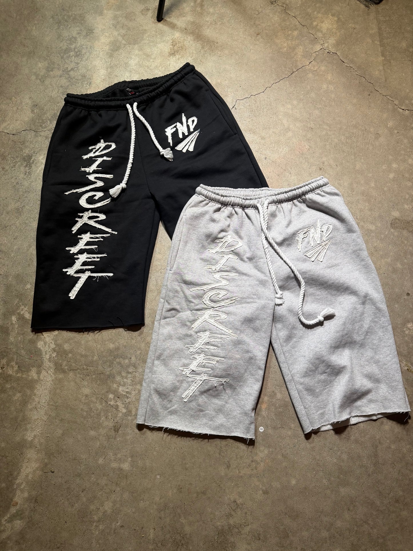 Oversized Black Quarter Length’s