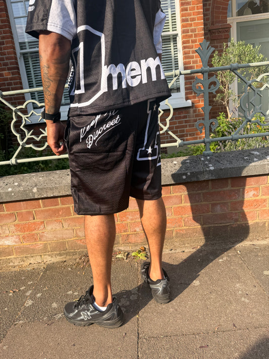 London Black Member Shorts
