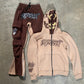 Mocha Brown Slime SZN Stacked Pants