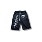 Oversized Black Quarter Length’s