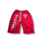Red Oversized Quarter Length’s