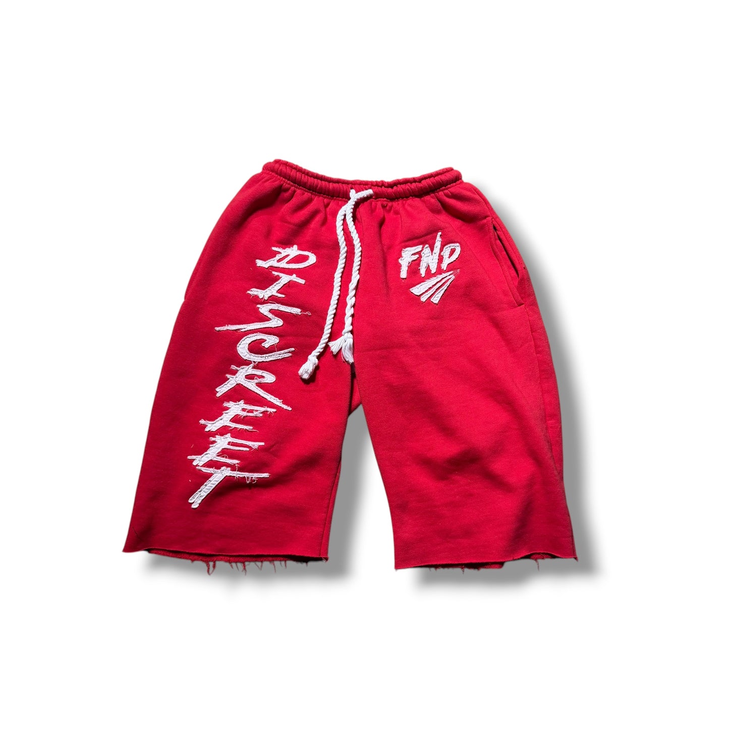 Red Oversized Quarter Length’s