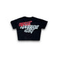 Cropped Discreet Members Only Tee
