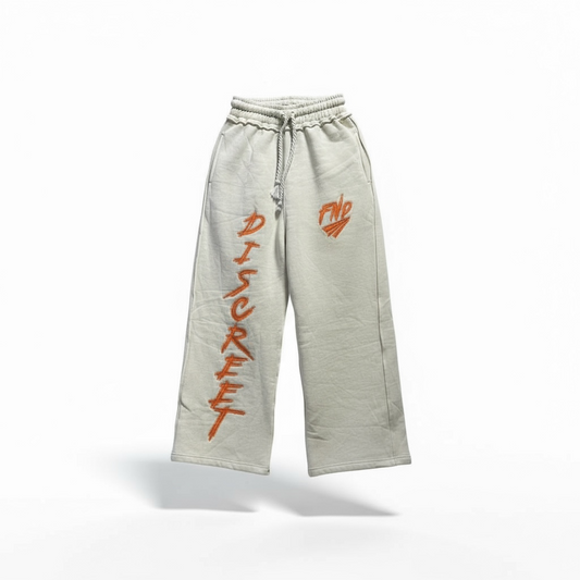 Cream Wide Leg Sweats