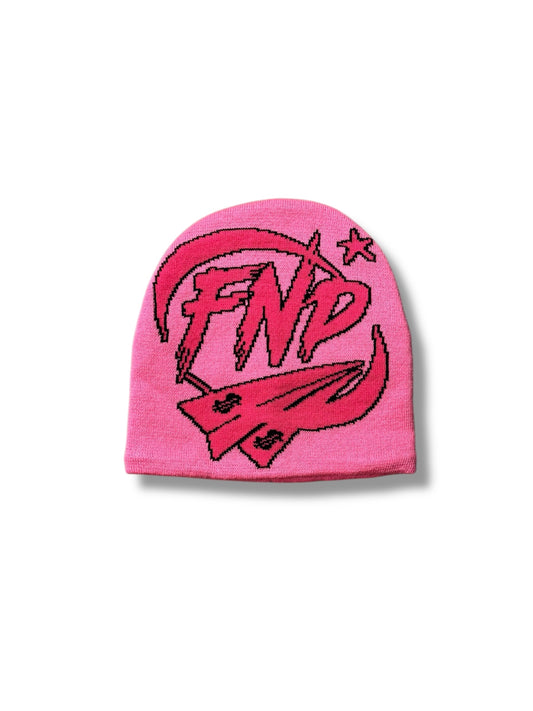 Pink FND Beanie