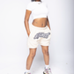 Cream Teddy Shorts
