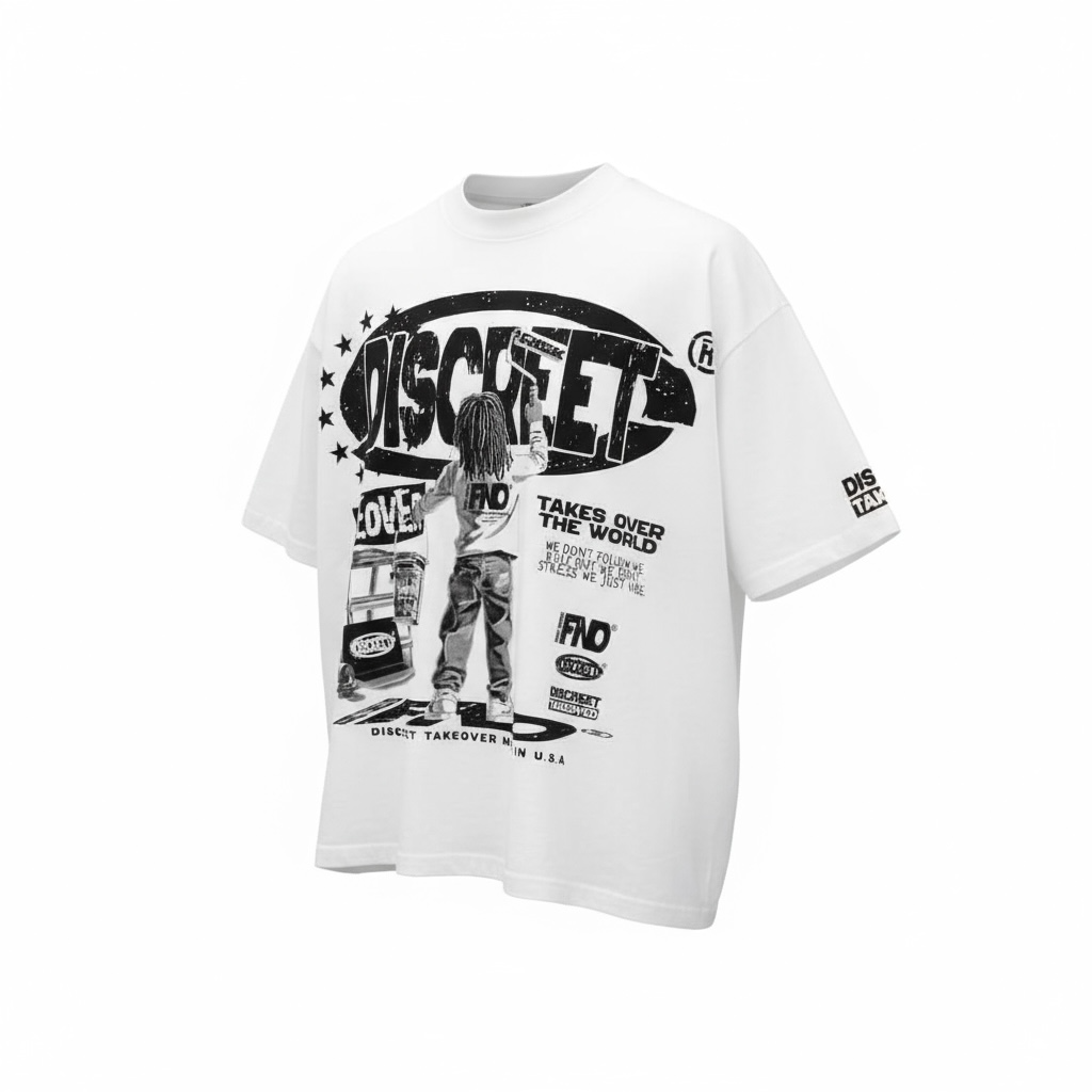 Discreet Takeover Tee " THE VISION"