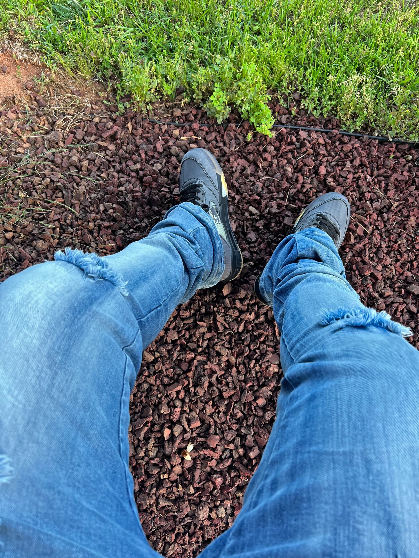 Discreet Stacked Jeans