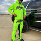 Green Slime SZN Distressed Hoodie