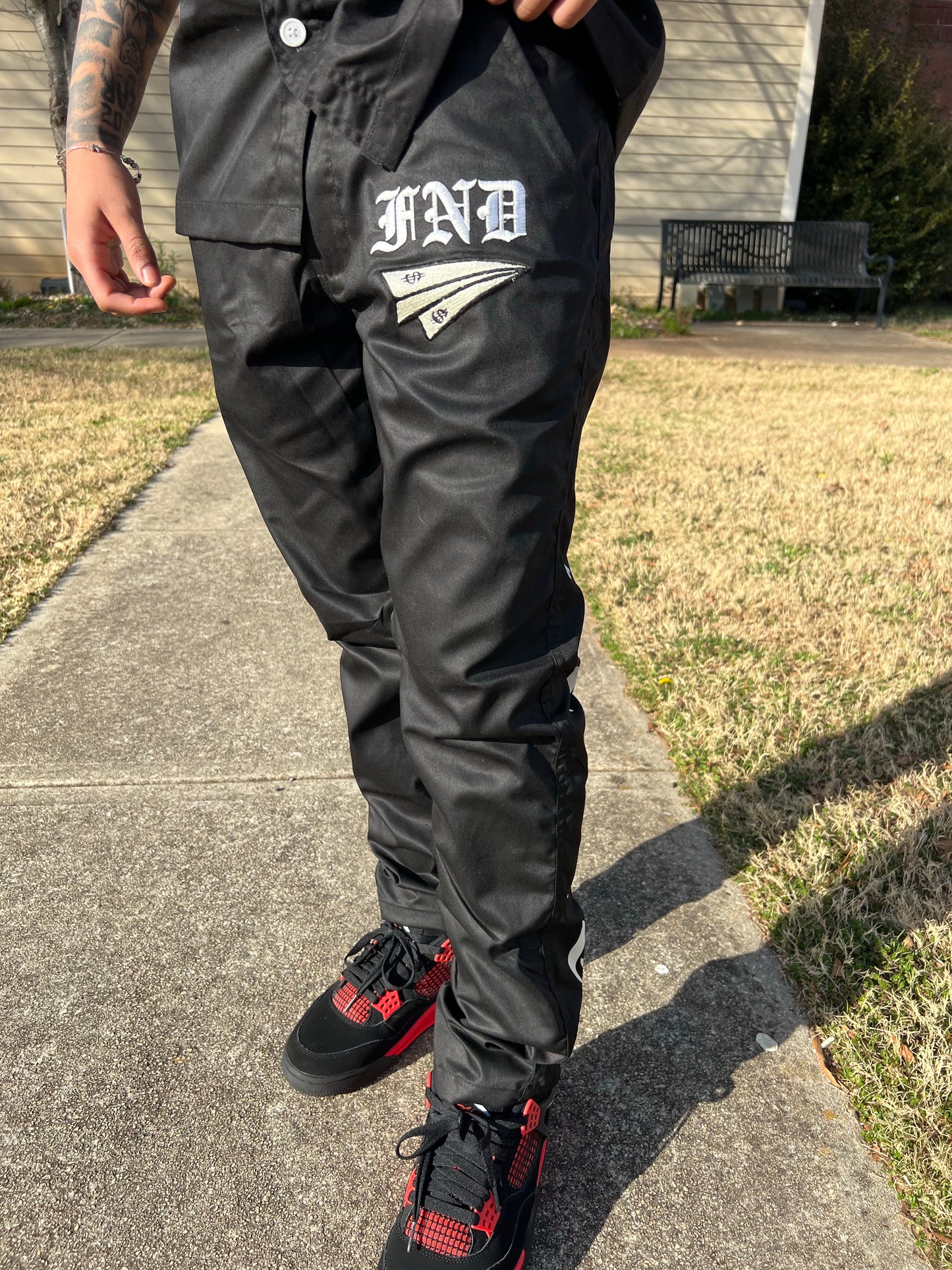 Black Discreet Dickie Suit
